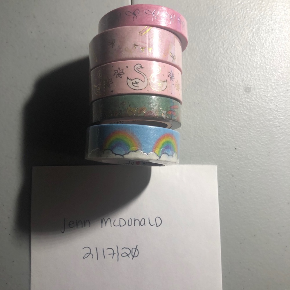 Simply Gilded Washi Lot - 5 rolls NIP